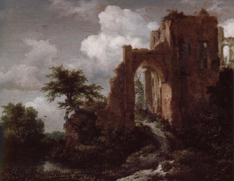 Jacob van Ruisdael A ruined Entance gate of  Brederode Castle